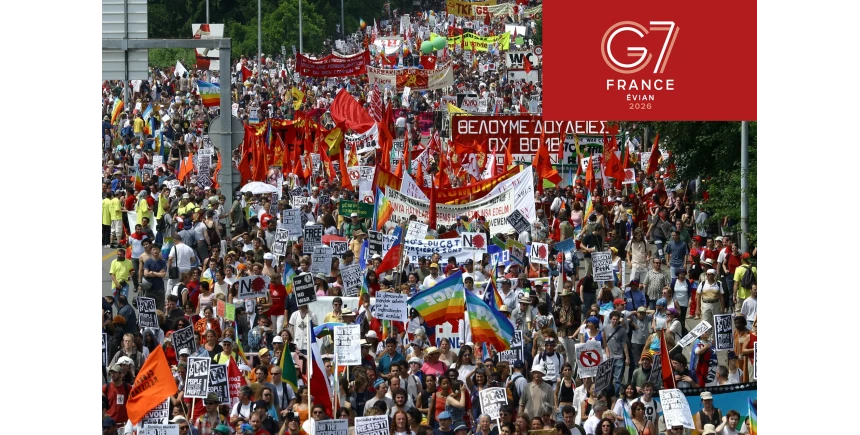 Manifestation G7 visuel