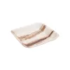 Assiette palmier 24x24cm (13E01)