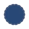 Sous-verres 9 couches  étoilé 80mm bleu marine.