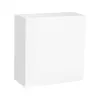 Serviette BASIC 40x40 3c. 1/4 blanche (13)