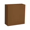 Serviettes 25x25 2v 1/4 Marron (6E)