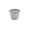 Barquette ronde alu Ø64mmx 47mmx H50 120cm³  (14B00) (14B00)