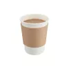 Manique carton kraft pour gobelet 9OZ (2.5dl) (10D00)