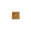 Assiette bambou naturel 6x6cm