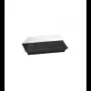Assiette CUBIK 65x130mm noir