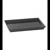 Assiette Cubik 180/130 noir
