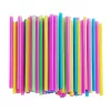 Pailles flexible multi-couleurs 24cm-5mm (11E01)