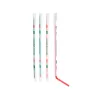 Pailles emballées flexible rayées 24cm-5mm
