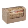 Square Cut Pack Kraft 125x77x72mm (10B01)