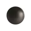 Bambou mini assiette ronde noire 6cm diam (M)