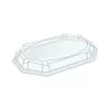 Couvercle Festipack 472x322+75 APET transparent