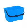 Seau rectangulaire 7l bleu 27x20x19 gradué au litre