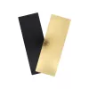 Supports semelle gateau en carton Or et noir 40x60cm