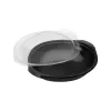 Wokipack PP 900ml noir 204x171x61 avec couv. PP