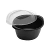 Wokipack PP 2300ml noir 243X204X134mm avec couv. OPS