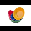 Assiette creuse PC blanche réutilisable (Ø185x46mm)