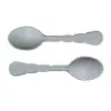 Petite cuillière réutilisable Wave grise 126mm PP