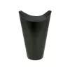 Gobelets à frites avec fermeture dimension 8.5x18cm 22oz / 660ml carton noir