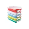 Bacs plats témoins 8 L  couvercles - Lot de 7