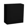 Serviettes 40x40 3c 1/4 noir (20x50pc)