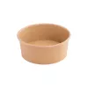 Saladier carton kraft brun 320ml diam12cm H4.8cm