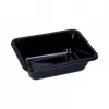 Coquille repas PP noir Maptipack mono compartimenté 1'750 ml