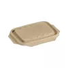 Couvercle bagasse marron 16.5x23cm (46130)