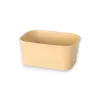 Saladier rectangulaire kraft 1000ml - 172x120x79cm