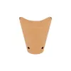 Gobelets frites carton KRAFT avec fermeture dim 8.5x14cm 16oz / 480 ml