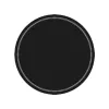 Sous-verres 90mm UNI noir