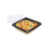 Barquette LUXIFOOD Noir 180x180x53mm - 1200ml