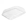 Couvercles transparent PET "sushi" 165x115x32mm