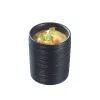 Verrine PASTA Spaghetti Ø50x57 mm en céramique noire 60 ml