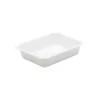 Barquette CPET Mapcor blanc 1comp 227x178x50mm