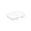 Barquette CPET Mapcor blanc 2comp 227x178x50mm