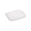 Couvercle PP rectangulaire plat 108x82mm