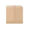 Sachet frite ingraissable kraft brun 11x3,5x13,3 cm